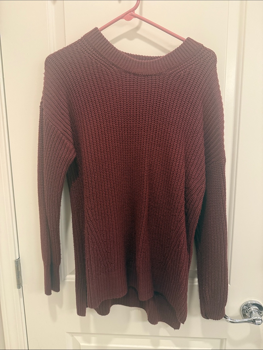 SO Women’s Crewneck Sweater in Burgundy
